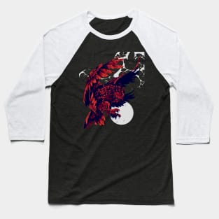 Owl Drak Moons Baseball T-Shirt